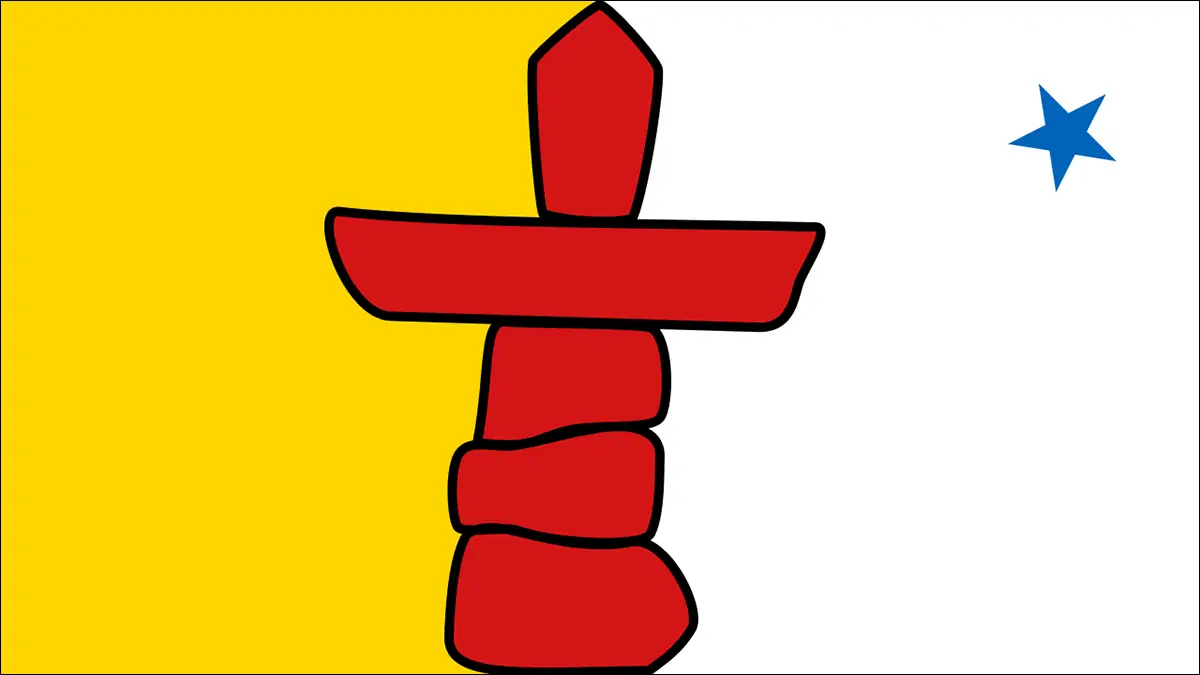 Флаг территории Нунавут