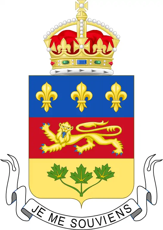 Герб провинции Квебек