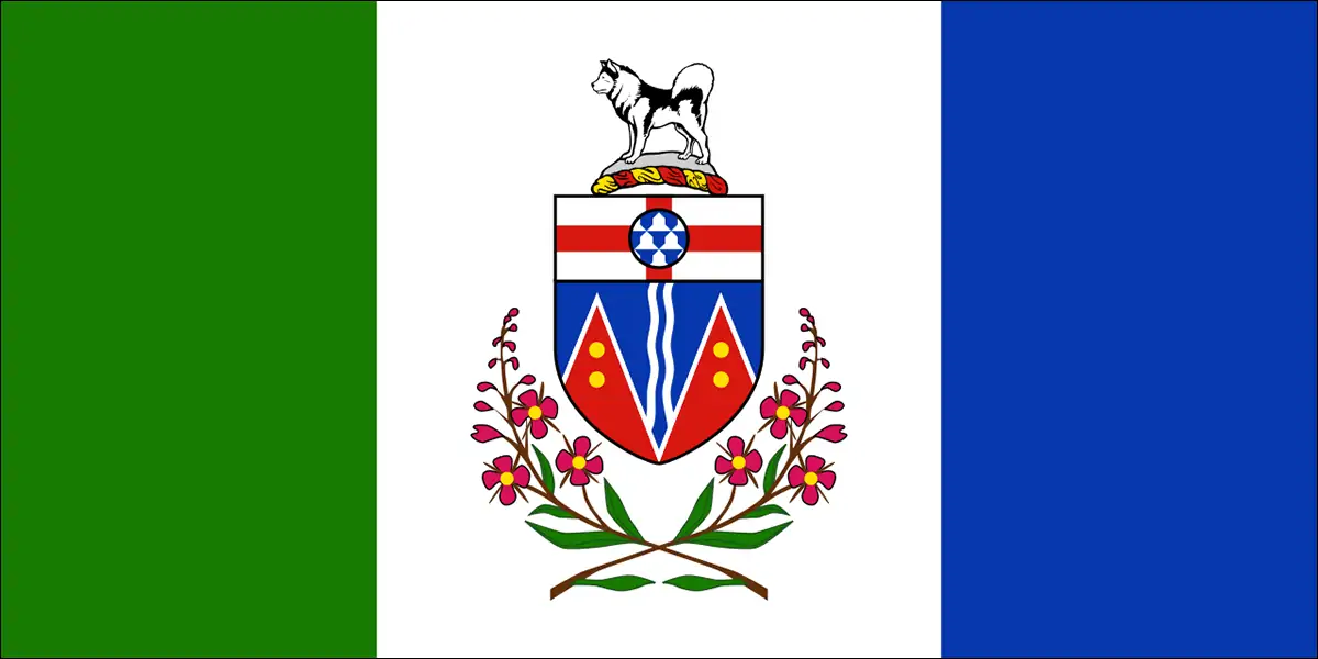 Флаг территории Юкон